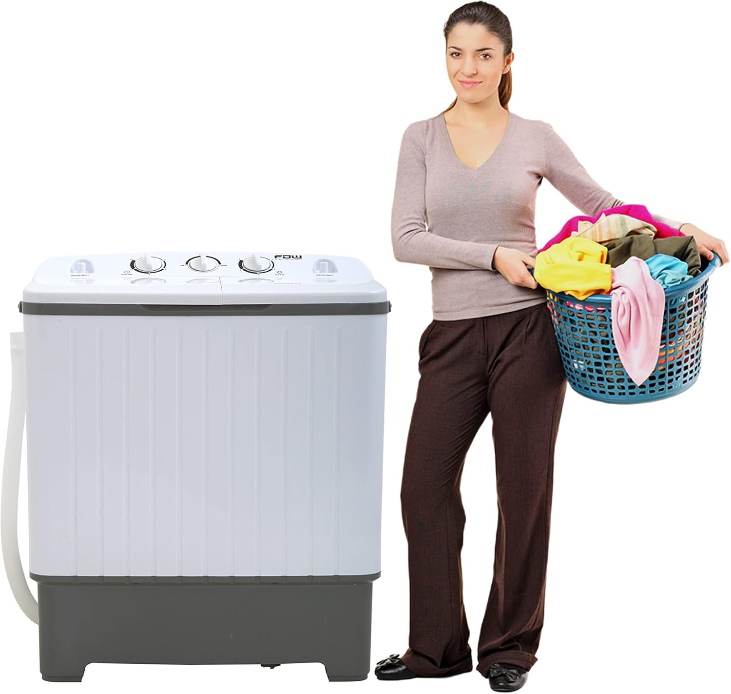 Portable Washing Machine Review: Compact Twin Tub Washer and Dryer