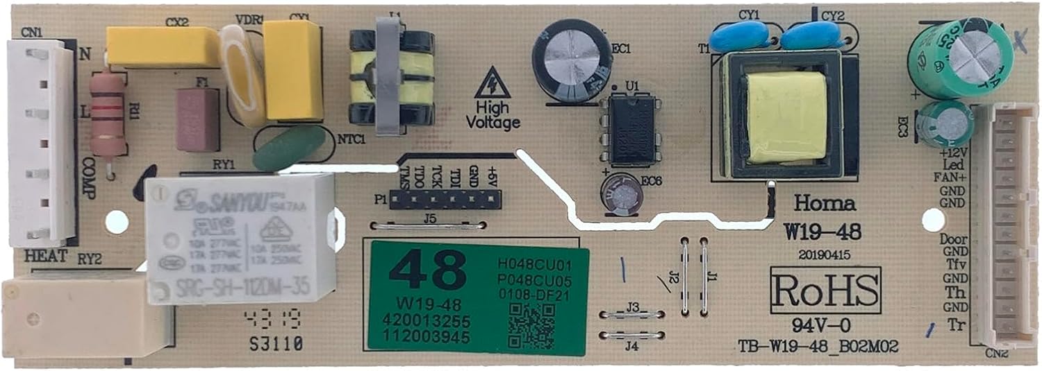 A Detailed Review of the 2500300019 Control Board PCB for Magic Chef Refrigerators