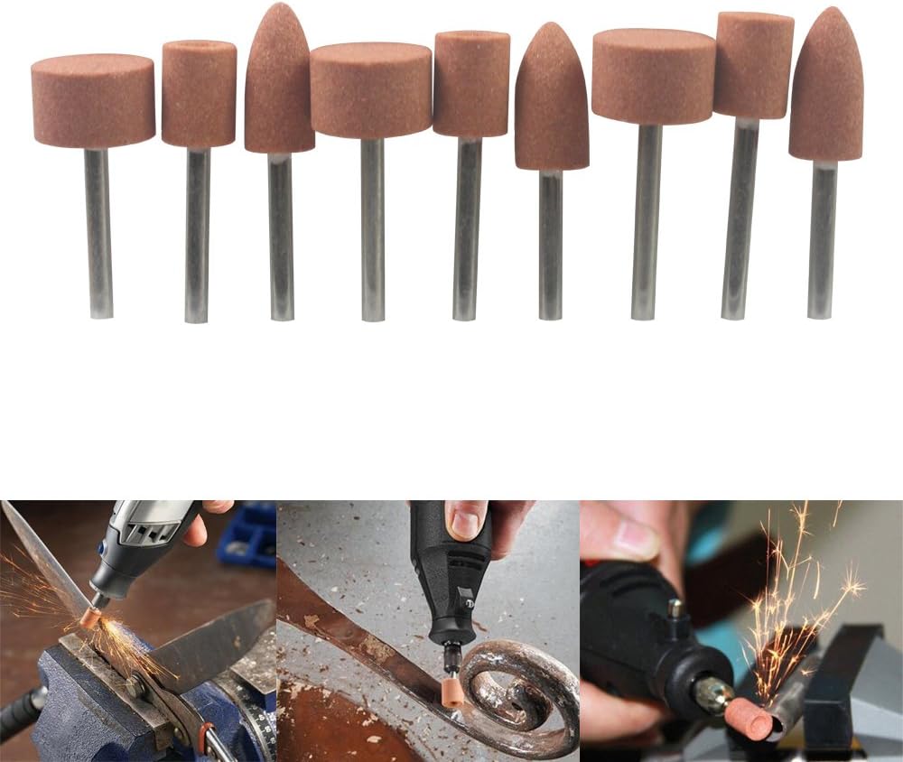 Discovering the Carving Expert 9pcs Abrasive Mounted Stone Set for Dremel Tools