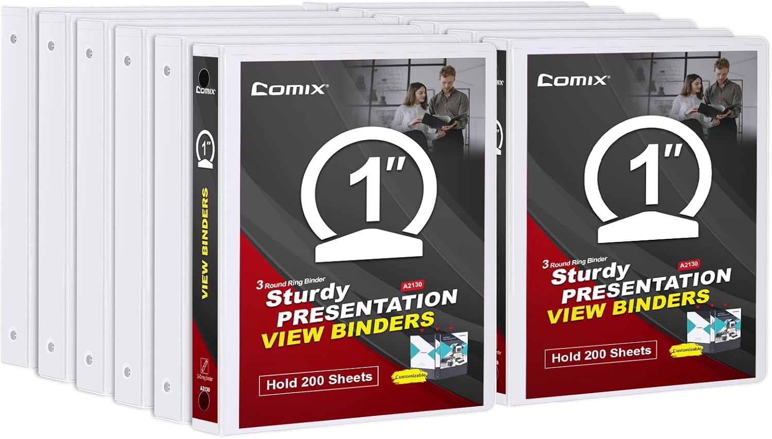 Comix Sturdy 1 Inch Round Ring View Binder Review