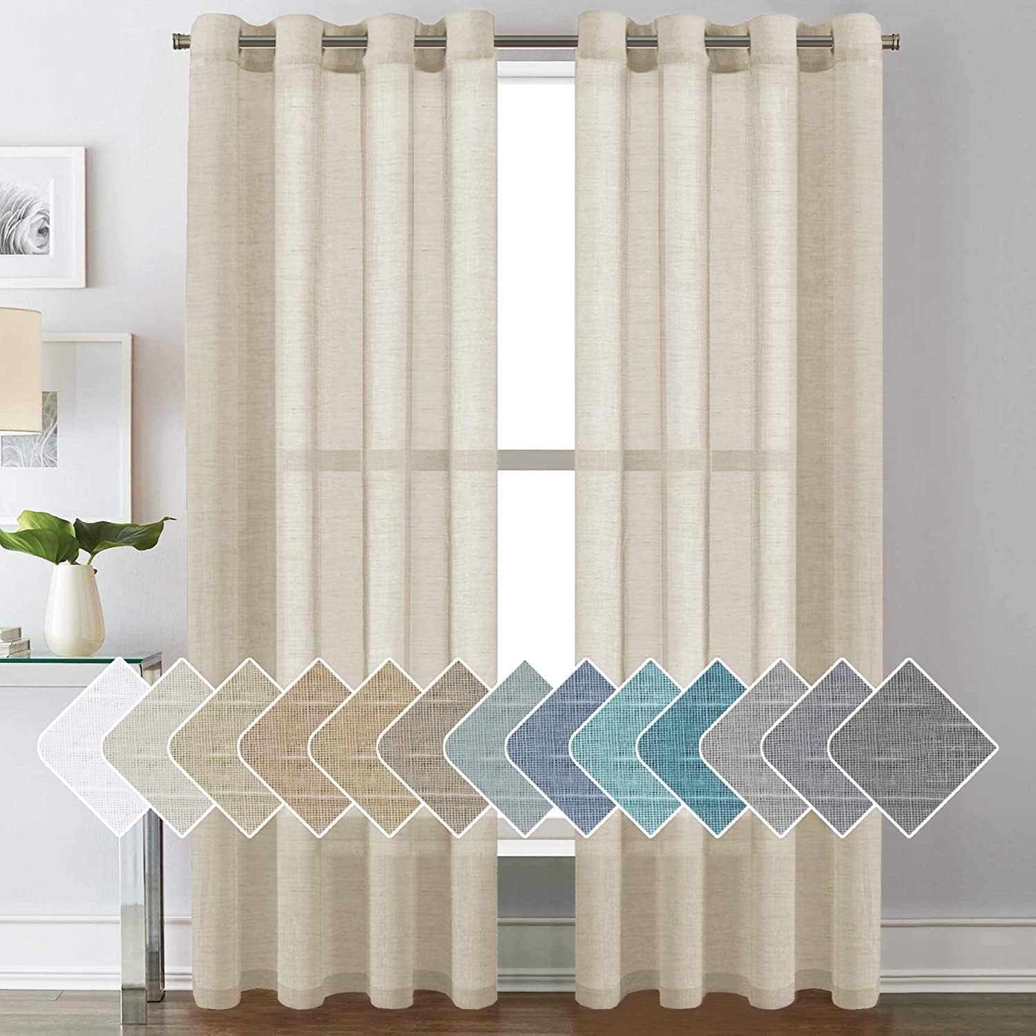 Transform Your Space with H.VERSAILTEX Linen Curtains