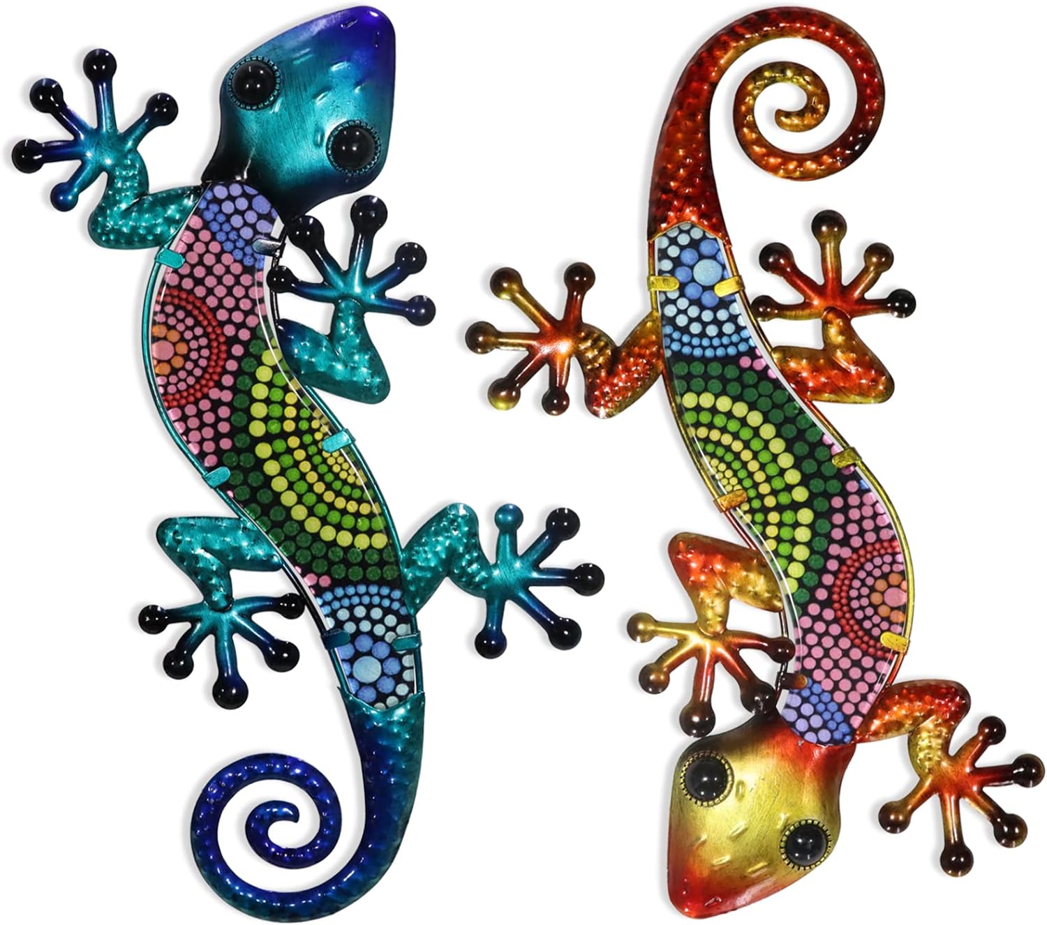 Transform Your Space with HONGLAND Metal Gecko Wall Art