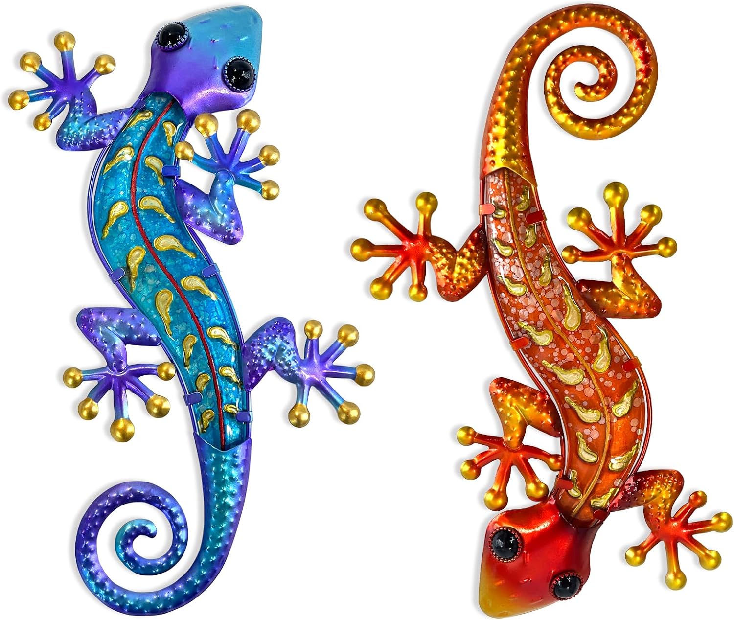 Transform Your Space with HONGLAND Metal Gecko Wall Decor