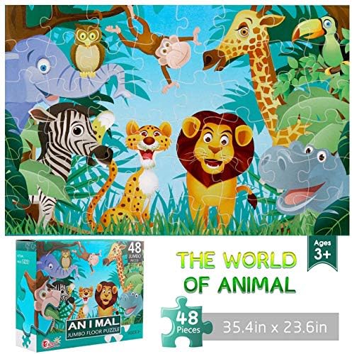 Engaging Jumbo Floor Puzzle for Kids: A Review of Animal Adventure Jigsaw