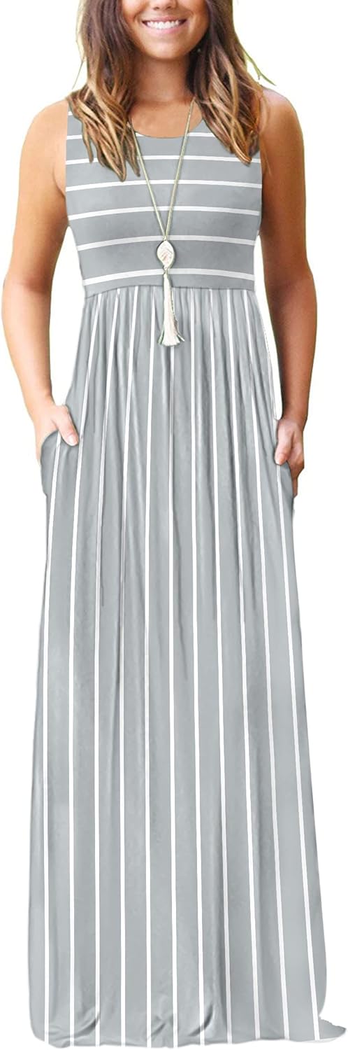 MOLERANI Women’s Loose Plain Maxi Dresses Review