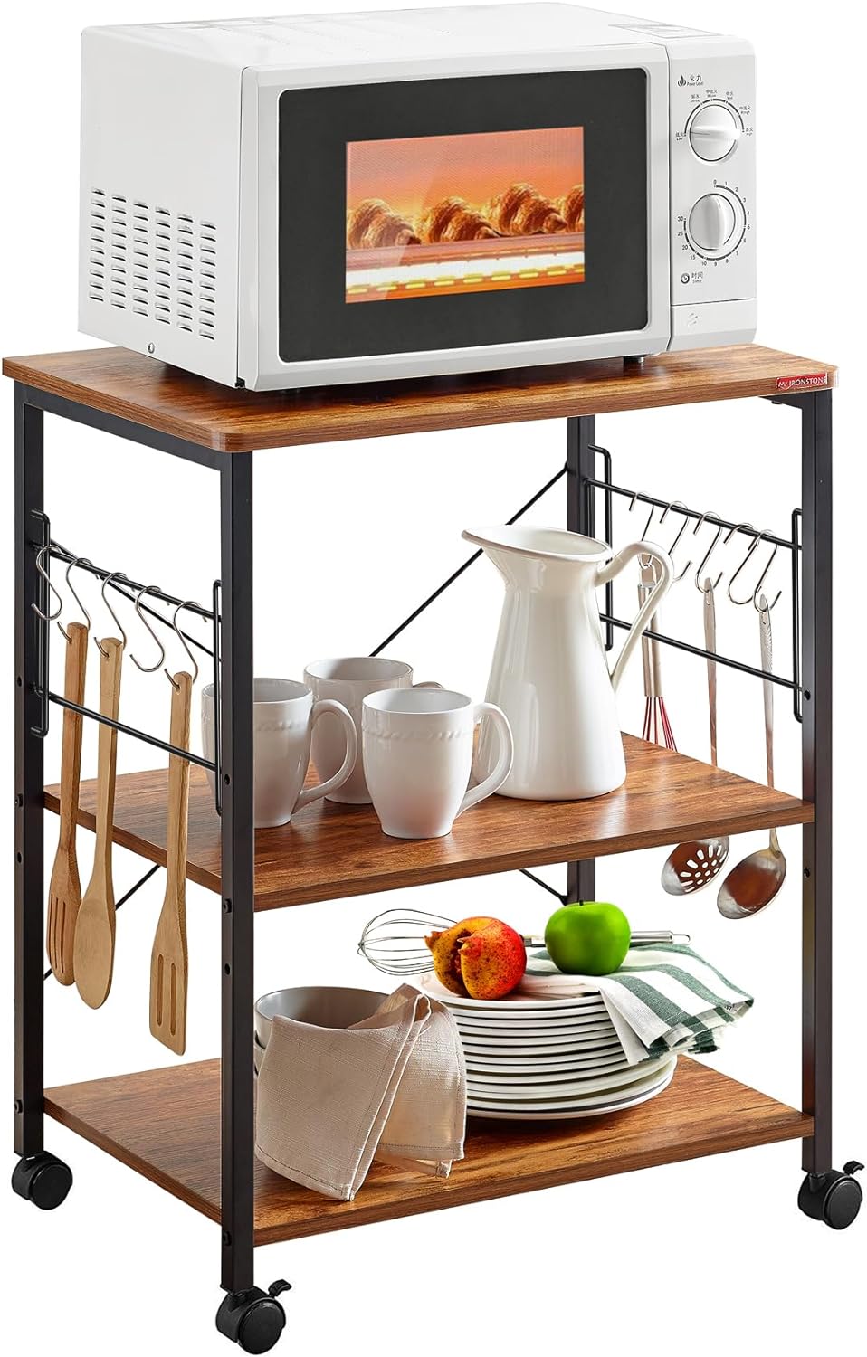 Maximize Your Space with the Mr IRONSTONE Microwave Cart