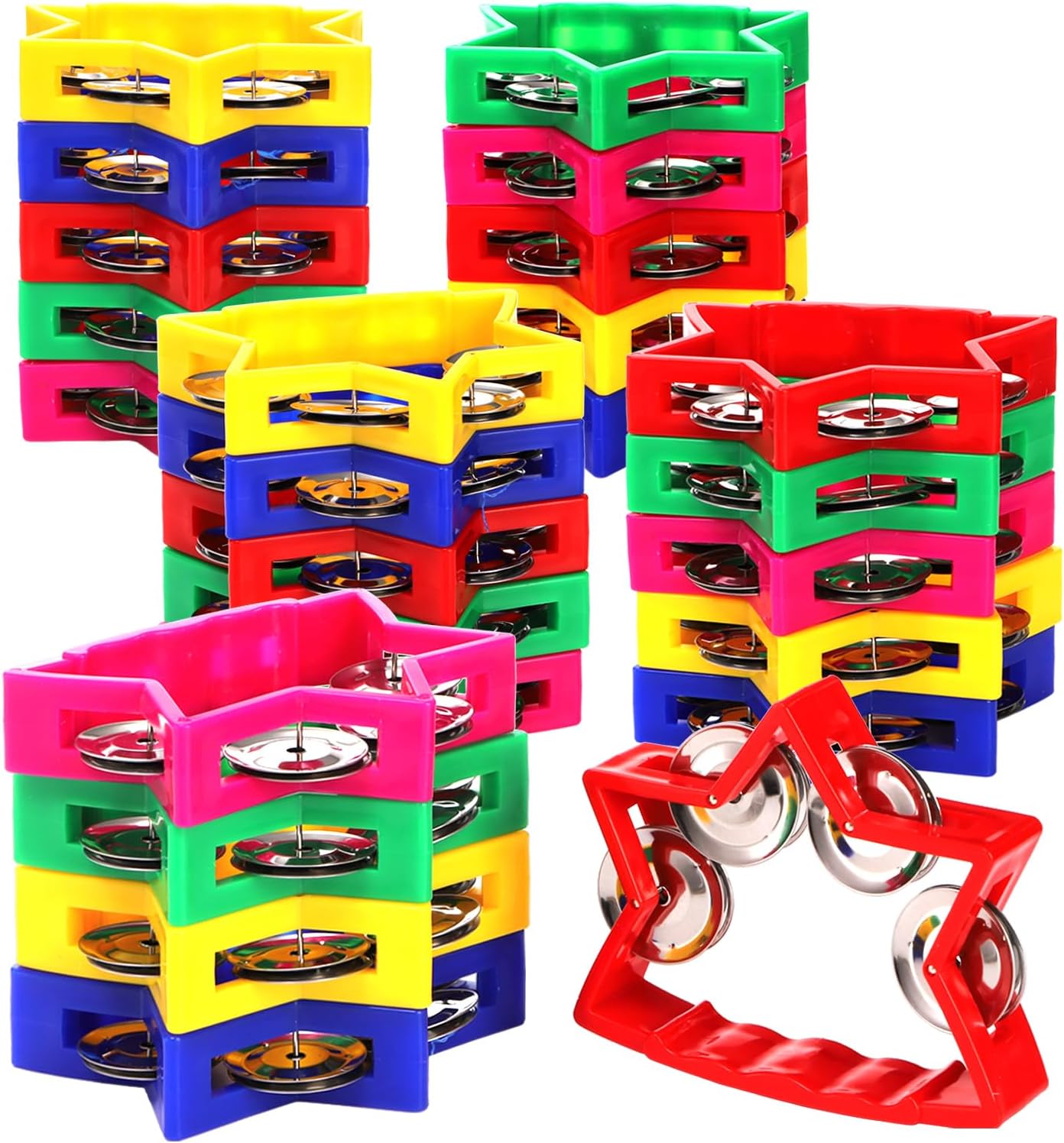 Unlocking Joy with Okllen’s 20 Pack Plastic Tambourines