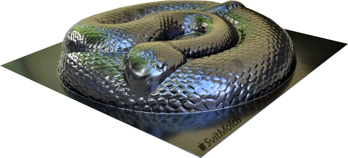 SvitMods Mold Snake DIY Statue for Stunning Garden Decor