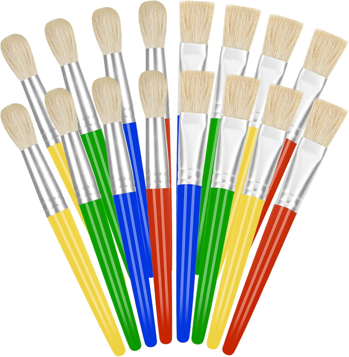 Explore Creativity with YGAOHF 16 Pcs Paint Brushes for Kids