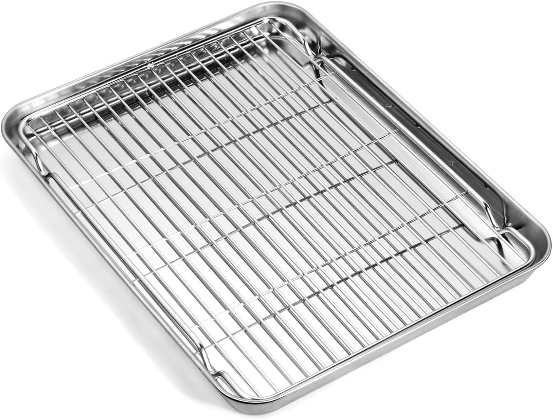 The Ultimate Guide to the Zacfton Stainless Steel Baking Sheet with Wire Rack Set