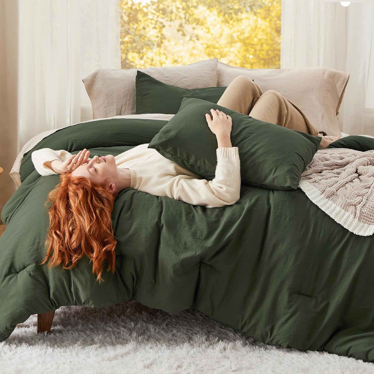 Ultimate Comfort with the Bedsure King Size Comforter Set