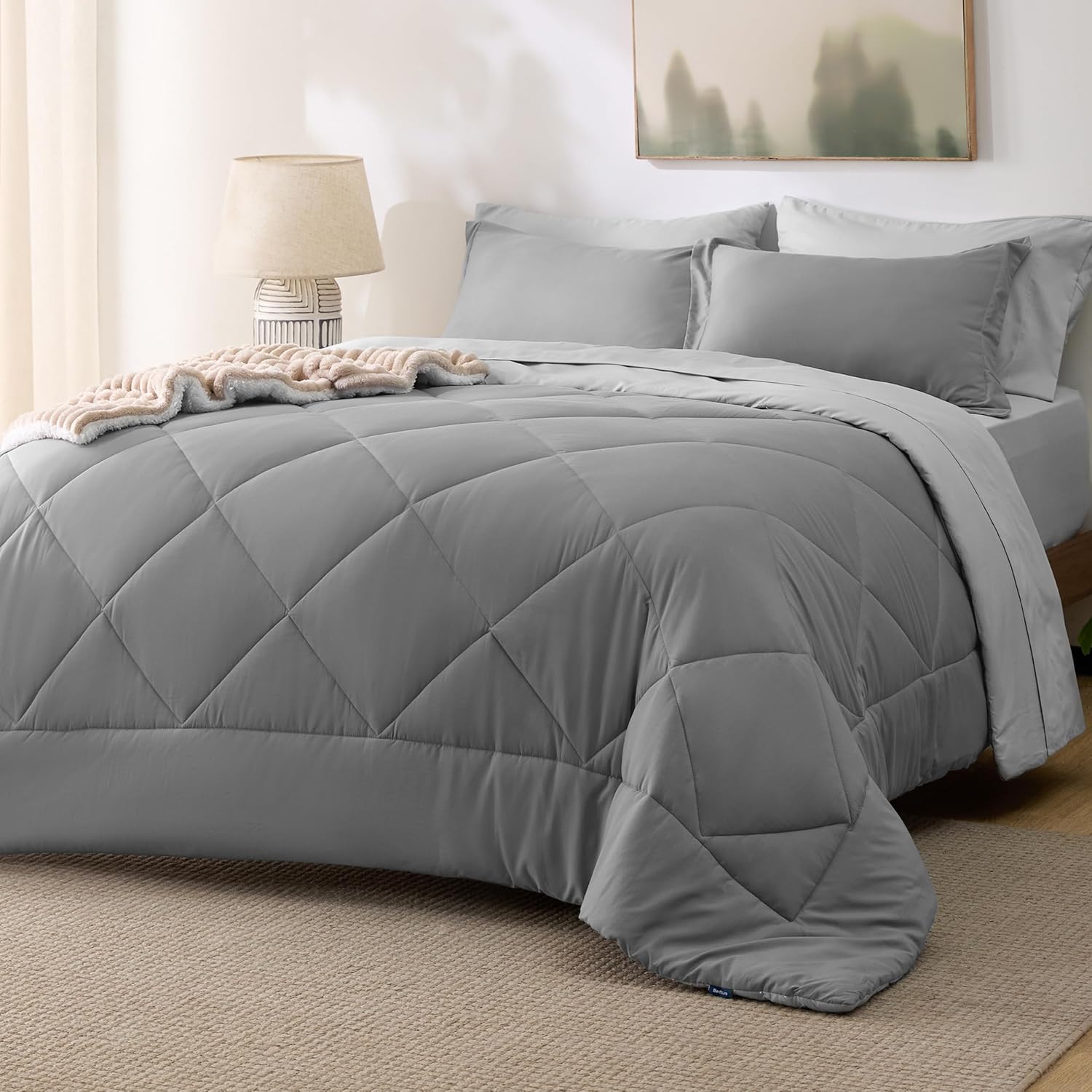 Transform Your Bedroom with the Bedsure Queen Comforter Set