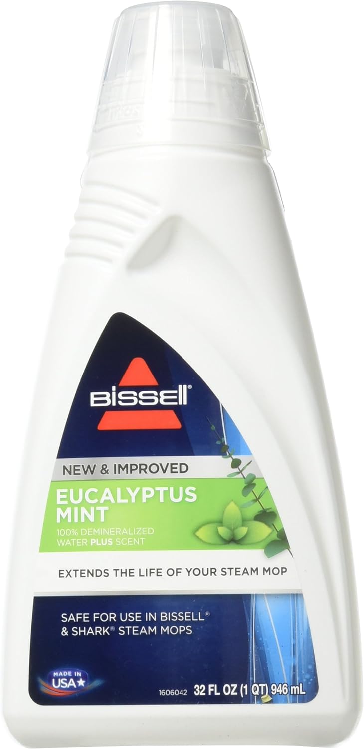 Revitalize Your Cleaning Routine with BISSELL Eucalyptus Mint Demineralized Steam Mop Water