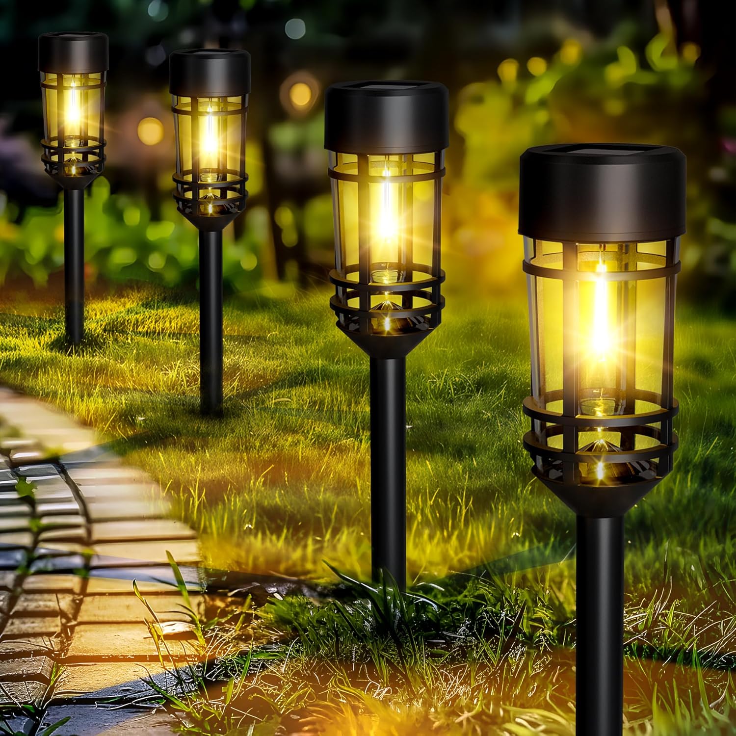 Transform Your Outdoors with GIGALUMI Solar Pathway Lights