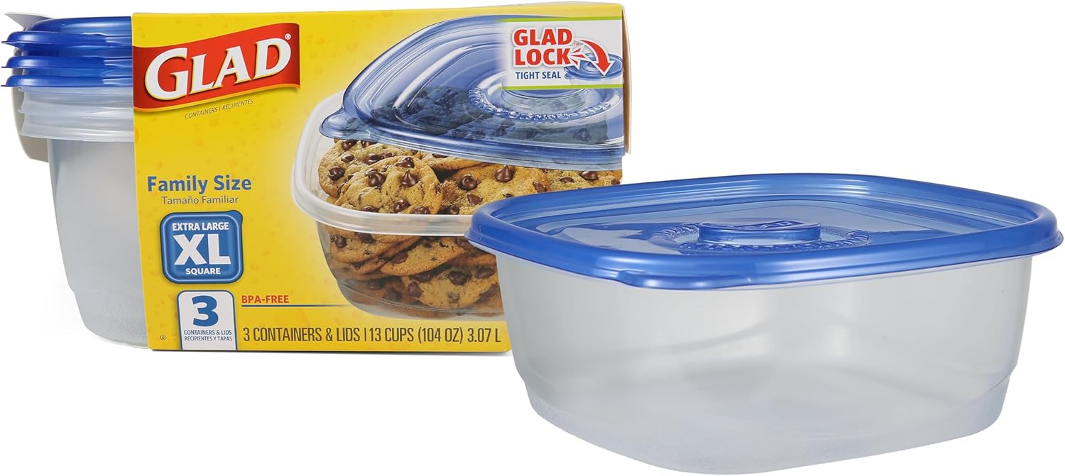 Maximize Freshness with GladWare Family Size Food Storage Containers