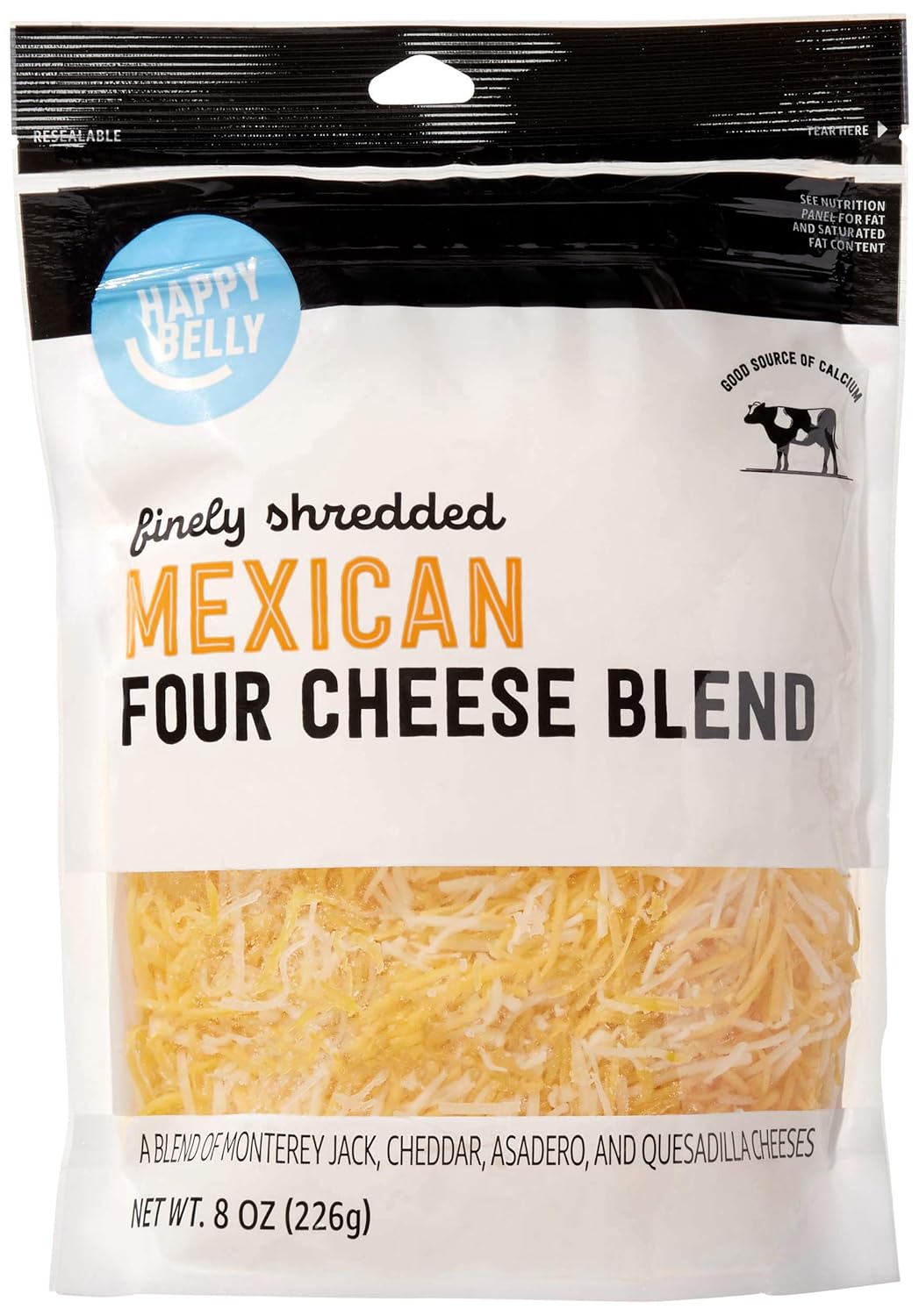 Exploring the Creamy Delight of Happy Belly Shredded Mexican Four Cheese Blend