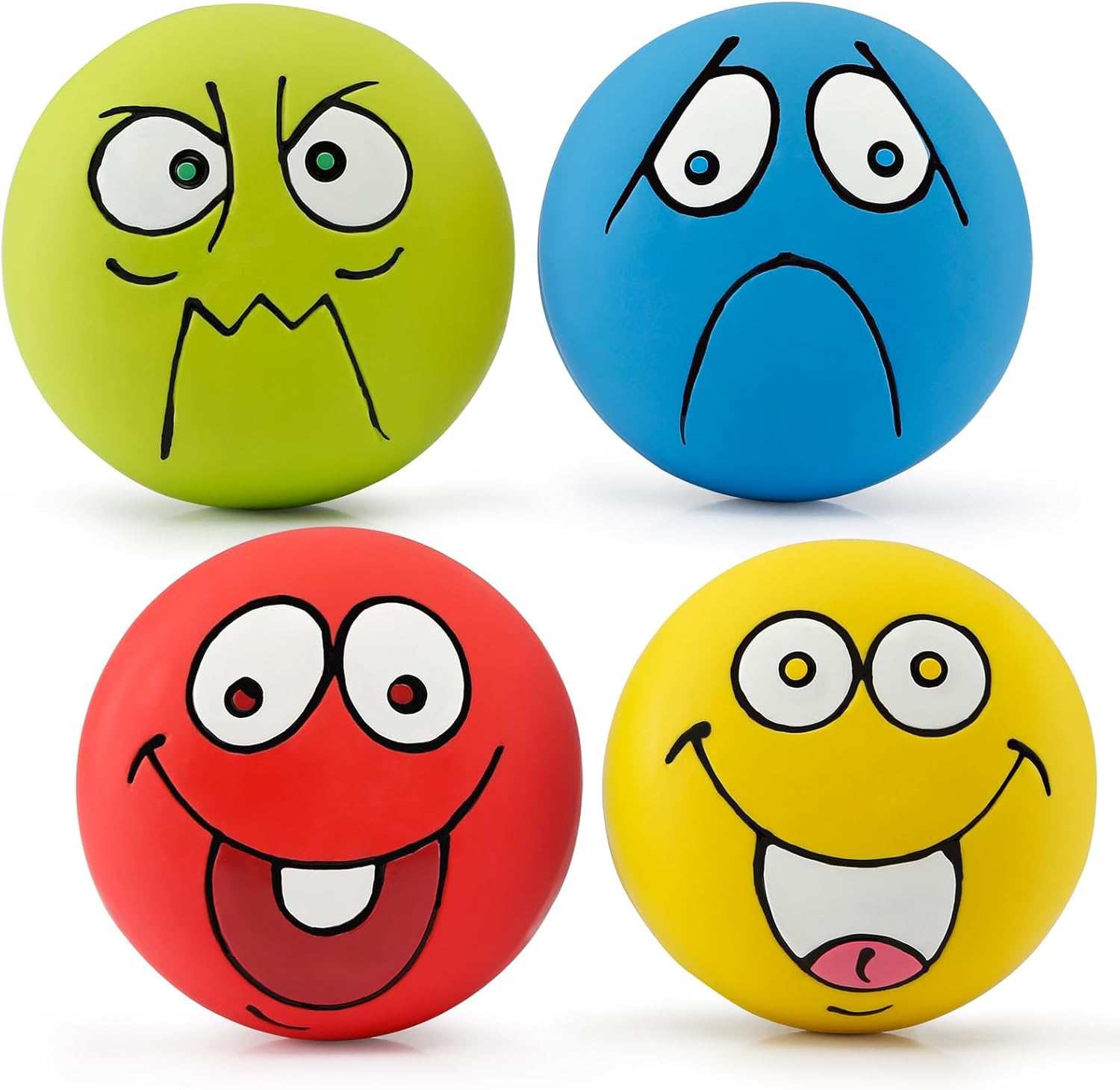 Discover the Fun with HDSX Smiley Face Squeaky Dog Toys