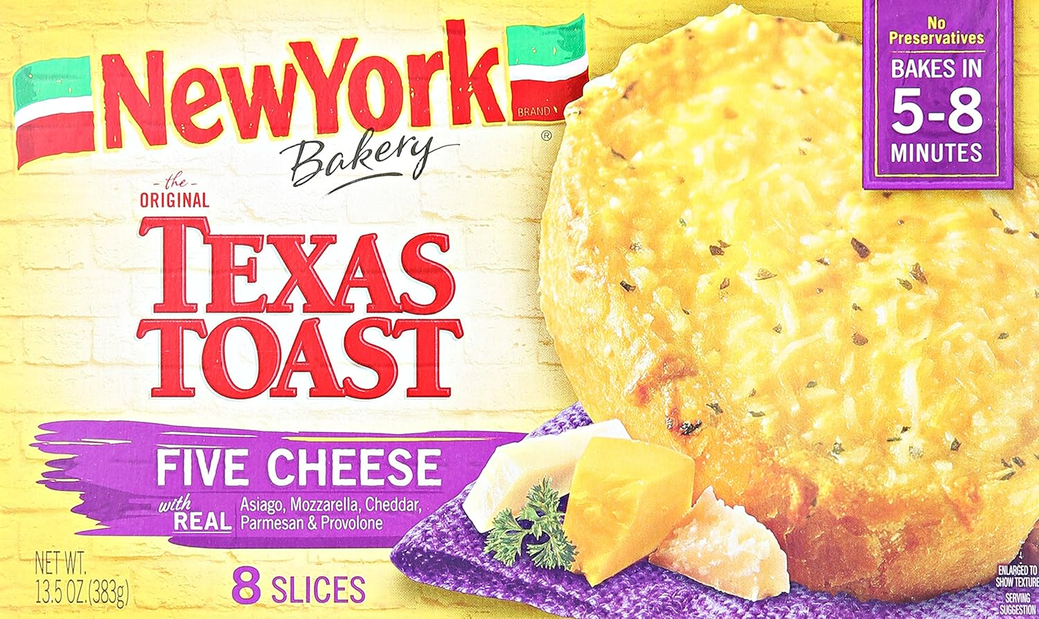 Deliciously Versatile New York Texas Toast with Five Cheeses