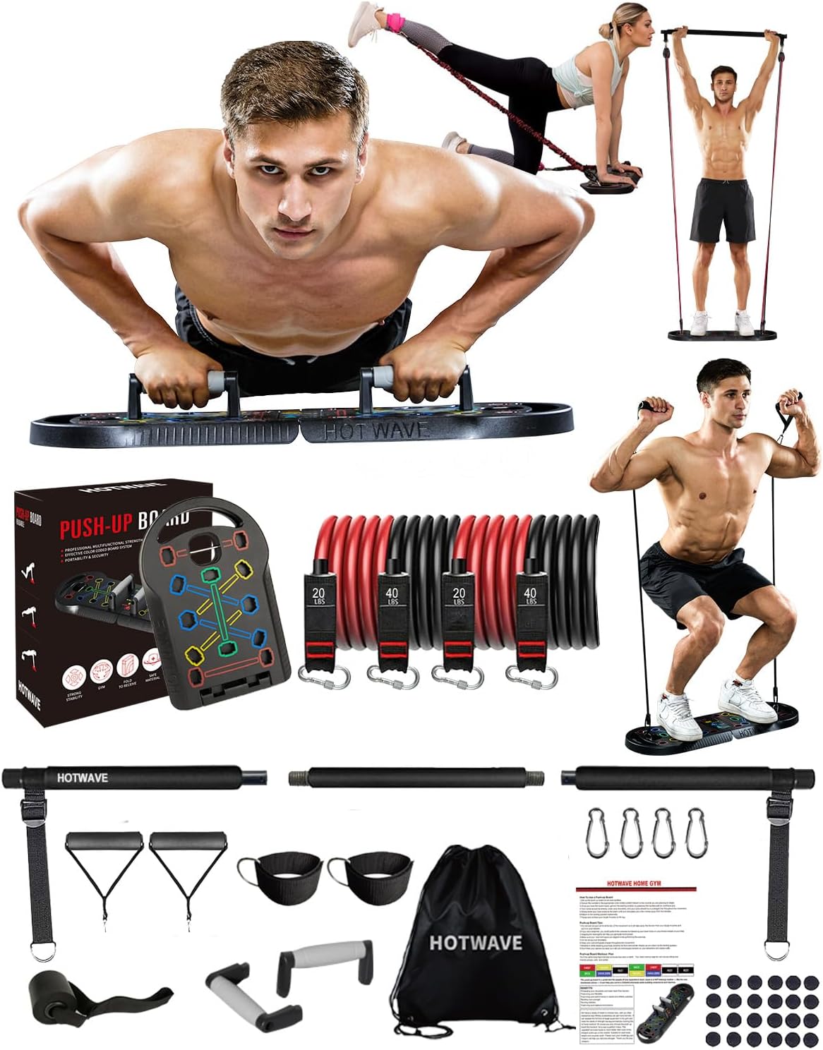 Transform Your Fitness Routine with the HOTWAVE Push Up Board